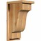 Ekena Millwork Newport Rough Sawn Corbel w/Backplate, Western Red Cedar, 8"W x 10"D x 18"H COR08X10X18NEW01RWR - alternate 1